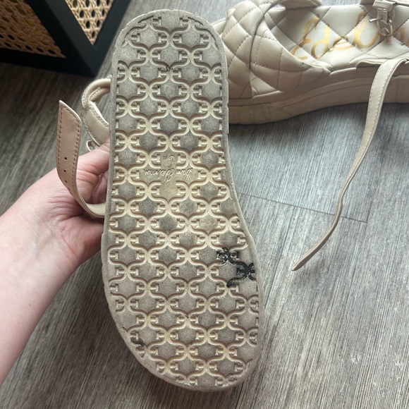 SAM EDELMAN GAVRIL PLATFORM SANDAL IN SUMMER SAND - Picture 6 of 8